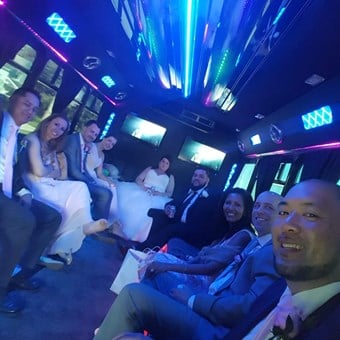 Limousines: Just For U Limo Bus 10