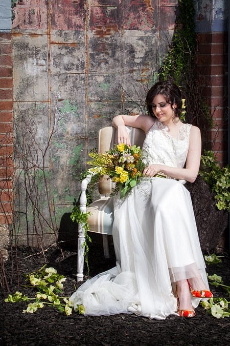Stylized Bridal Shoot at Artscape Wychwood Barns