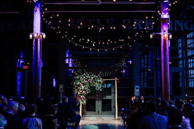 Stella and Adam's Astronomical Wedding at Steam Whistle