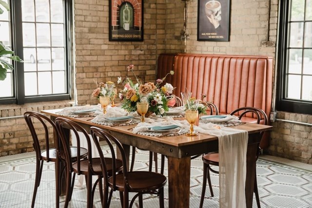 A Rustic-Chic Style Shoot Turned Intimate Elopement at Balzac's Powerhouse