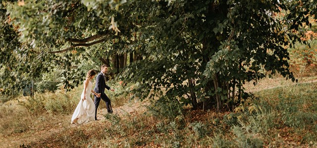 Courtney and Tyler's Gorgeous Fall Wedding at the Symes