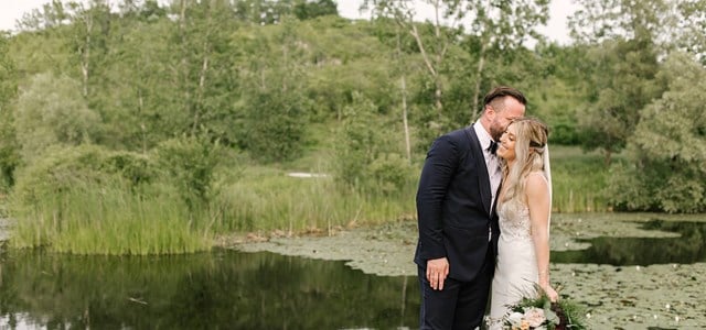 Shannon and Mike's Romantic Nuptials at Evergreen Brick Works