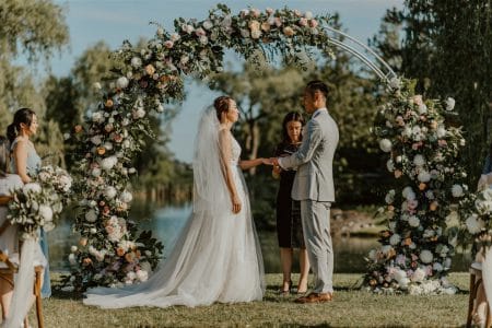 Tina and Will's Intimate Rustic Outdoor Wedding at Willow Springs Winery