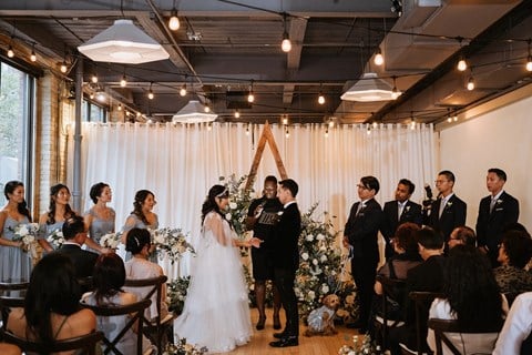Samantha and Kenny's Charming Intimate Wedding at Second Floor Events