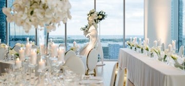 Nicole and Tony's Luxurious Modern Wedding at The Globe and Mail Centre
