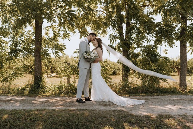 Karolina and Paul's Charming Rustic Affair at Brantview Apple Orchard