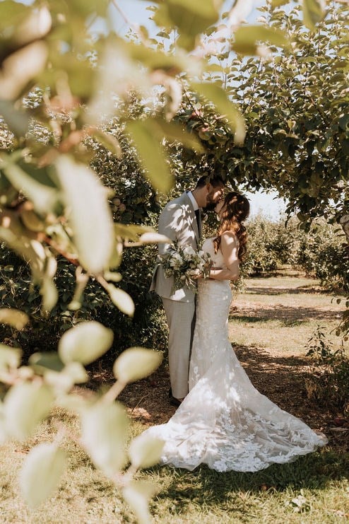 Karolina and Paul's Charming Rustic Affair at Brantview Apple Orchard