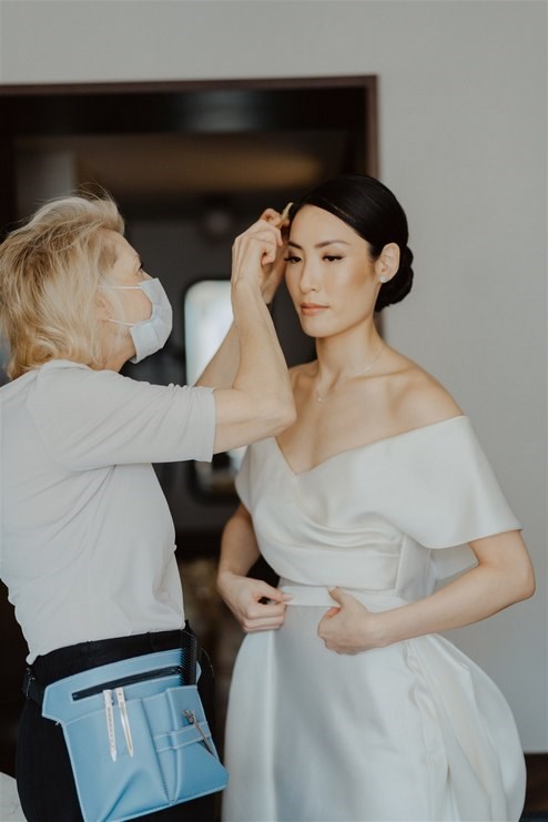 Mo and Daniela's Romantic Winter Wedding at The Globe and Mail