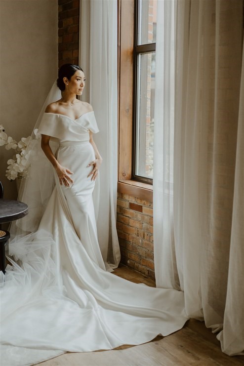 Mo and Daniela's Romantic Winter Wedding at The Globe and Mail