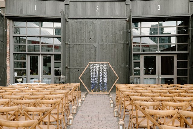 Emily and Derek's Enchanting Elegance Meets Urban Chic Wedding at Steam Whistle Brewery