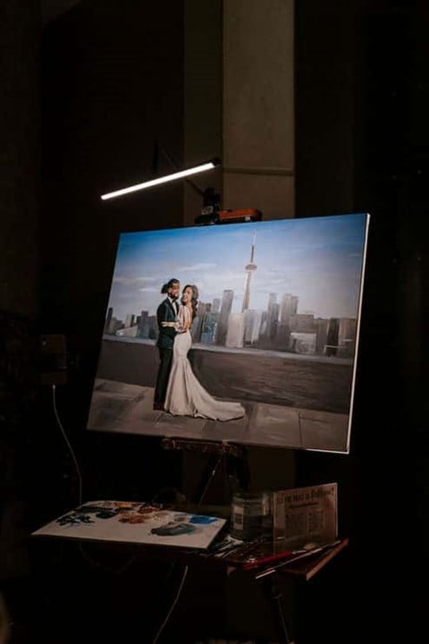 Heather and Alston's Modern and Romantic Wedding at Hotel X Toronto