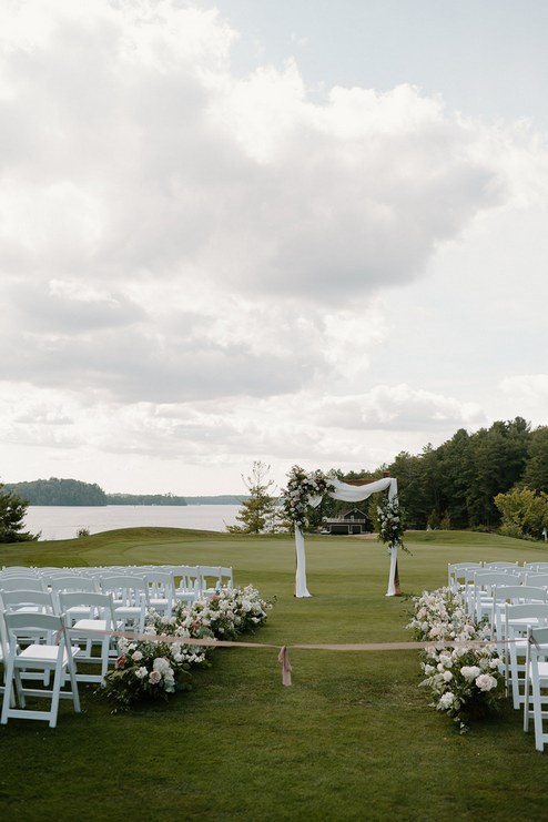 Sophie and Mark's Charming Rustic Tented Affair at Beaumaris Yacht Club