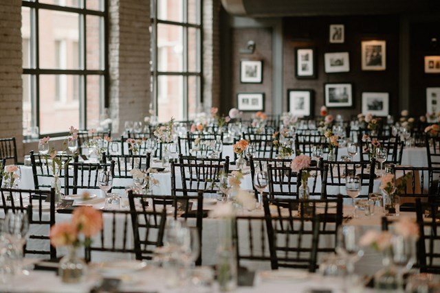 Ava and Mark's Minimalist Classic Wedding at STORYS Building