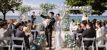 Xuanxuan and Leo's Luxurious Classic Wedding at Edgewater Manor