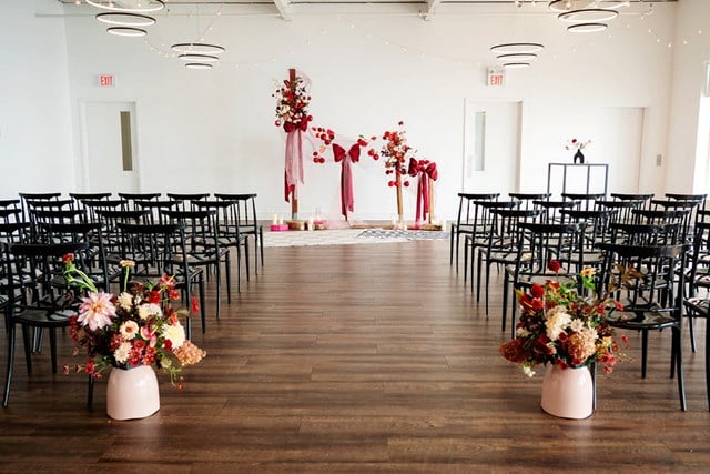 A Cherry-tastic Pop-Up Chapel Co. Wed Wedding at The Henley Room