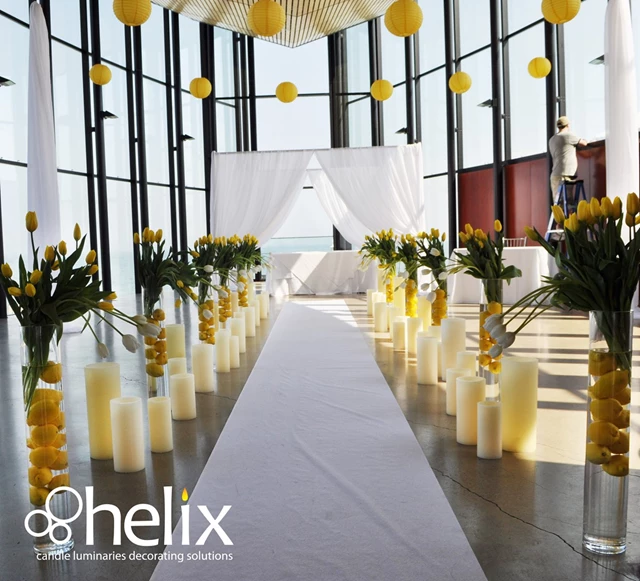 Event Décor: Helix Candles 1