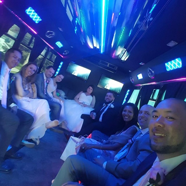 Limousines: Just For U Limo Bus 10