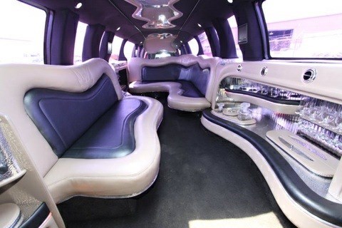 Limousines: Just For U Limo Bus 9