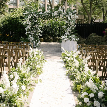 Garden Wedding Room Rental Packages