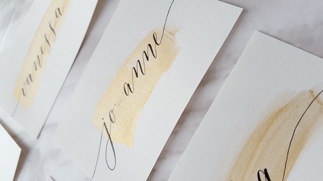 Hand Lettering: Paper Trails Design Co. 2