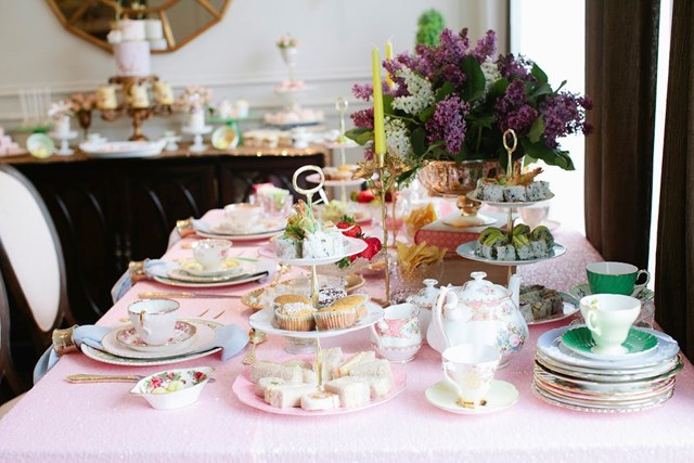 Tableware Rentals: Sweet Bee Tea Party 2