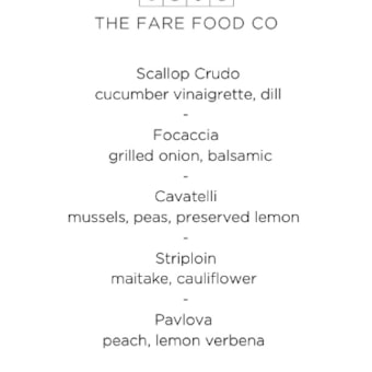 The Fare Food Co Toronto Special Event Venues