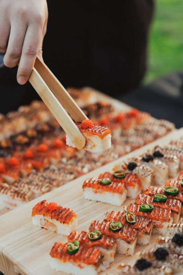 Corporate Caterers: Torch Pressed Sushi 2