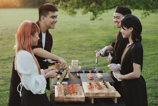 Corporate Caterers: Torch Pressed Sushi 1